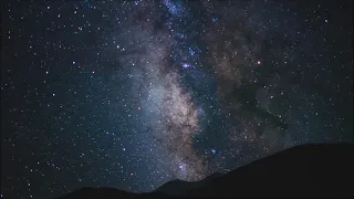 Starry Night Sky. Fantasy. Relaxation, Meditation Video and Music. Instrumental.