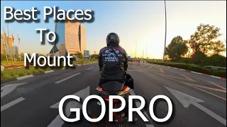 Honda CBR500R Best Places to mount Gopro and insta360 on motorcycle