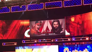 Wwe Monday Night Raw 9/11/17 John Cena and Braun Strowman Entrance live