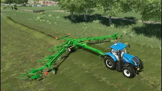Grass Mowing and Harvesting  EP #6 | Horsch Agrovation | TIMELAPSE | Farming Simulator 19 | Fs19