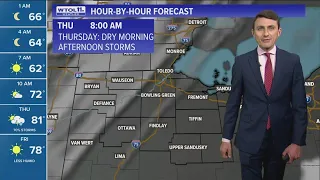 Thursday morning dry, sunny; rain, thunderstorms in afternoon | WTOL 11 Weather