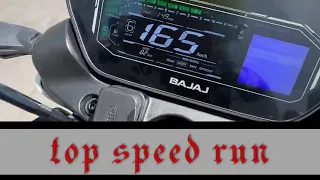 Pulsar NS 400 Z 0-100 and Top Speed Run (165 KM/Ph)