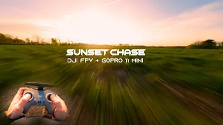 SUNSET CHASE | DJI FPV - GoPro 11 mini