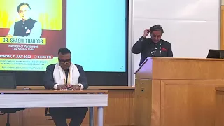 Dr Shashi Tharoor Speech at #Harvard on "Are Human Rights Universal?'