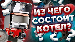 Из чего состоит КОТЕЛ? ПОДРОБНО! Из чего состоит газовый котел/Из чего состоит двухконтурный котел?