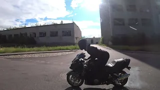 CBR 1100xx burnout