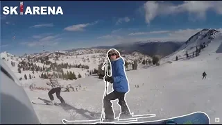 SNOWBOARDERS vs SKIERS #10 fights, crashes and angry people