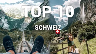 Top 10 SWITZERLAND: most beautiful places to visit & must see's