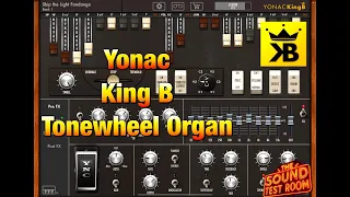 Yonac KingB Tonewheel Organ - Walkthrough & Demo for the iPad