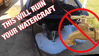 CORRECT Way to Flush Waverunner After Riding In Saltwater