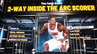 NBA2K22 SF 2 Way Inside The Arc Scorer 1st Ever with 20 HOF Shooting Badges