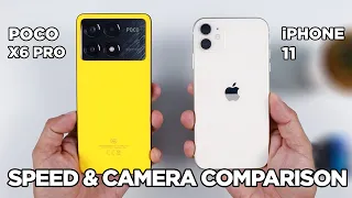 POCO X6 Pro vs iPhone 11 SPEED TEST & CAMERA Comparison | Zeibiz