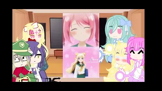 mahaou shoujo and Enormeeta react to My gallery favorit #mahoushoujoniakogarete #gachaclub