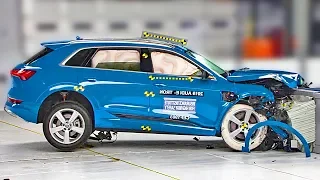 Audi e-tron SUV crash test