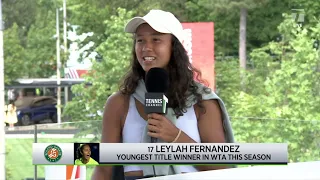 Leylah Fernandez: 2022 Roland Garros Third Round Win