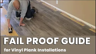 [FAIL PROOF GUIDE] for Any Size Vinyl Plank Installation|DIY Friendly