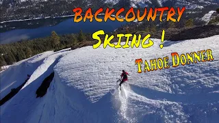 Backcountry Skiing Tahoe Donner - April 2023