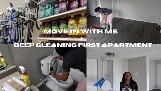 moving vlog: i got my keys, deep cleaning, apartment shopping, and prayer
