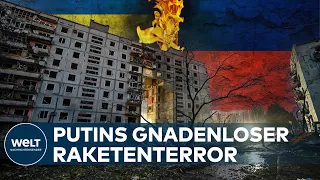 UKRAINE-KRIEG: Russischer Raketenterror gegen Zivilbevölkerung in Saporischschja