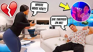 Came Back From The STRIP CLUB Drunk Prank On Girlfriend!! *GOES CRAZY*