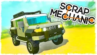 БИТВА: СТРОИМ ПОЛНЫЙ ПРИВОД НА ПОРШНЯХ В SCRAP MECHANIC!!!