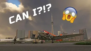 Can I Land a DC-3 on Toronto Island?! | MSFS [RTX 4070 ti]