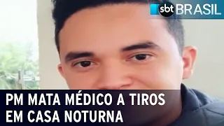 PM é preso após matar médico durante discussão em casa noturna | SBT Brasil (27/07/21)