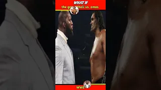 What if "The Great KHALI" vs. "The Nigerian Giant" 'OMOS'{🤯🤯}?#ytshorts #wwe#shorts#wrestling