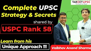 From Dream to Reality : How a UPSC Topper Achieved Rank 58 - The Complete Journey |  TARGET UPSC