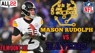 ALL22 Steelers: Mason Rudolph Vs Ravens "Progressions" #steelers #nfl #masonrudolph #herewego