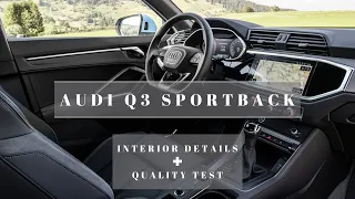 Audi Q3 Sportback (2023) | Interior Quality Test