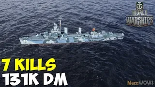 World of WarShips | Loyang | 7 KILLS | 131K Damage - Replay Gameplay 4K 60 fps