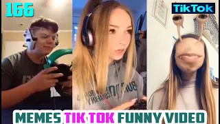 ТИК ТОК ПРИКОЛЫ ЛУЧШЕЕ ВИДЕО СБОРНИК № 166 TIK TOK FUNNY 😂 IRONIC MEMES COMPILATION THE BEST FUNNY