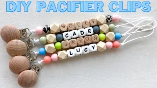 DIY Pacifier Clips | How to Make Pacifier Clips