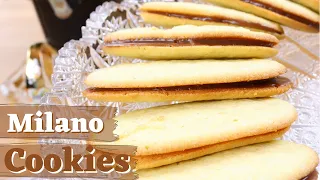 Homemade Milano Cookies With Dark Chocolate | Pepperidge Farm Copycat Recipe 🍪🍪| By Jamila Azar