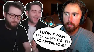 LazerzZ & LongEaredFox react to Asmongold's GOD TIER Assassin's Creed Take