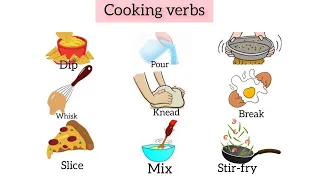 Cooking Verbs in English | Learn English with pictures