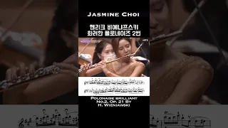 Polonaise brillante No. 2, Op. 21” by H. Wieniawski! 👏🏻🫶🏻❤️❤️ #jasminechoi #flute #flutist