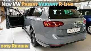 New VW Passat Variant R-Line 2019 Review Interior Exterior