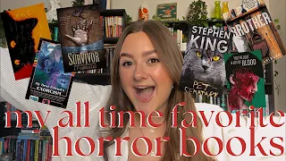 MY ALL TIME FAVORITE HORROR BOOKS | top 12 best horror book recommendations 2023