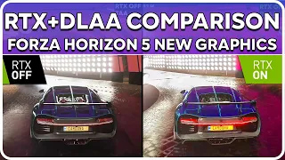 Forza Horizon 5 Ray Tracing + DLAA Comparison