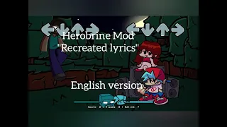 Friday Night Cursed "vs Herobrine mod" (Recreated) song lyrics