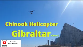 Chinook Helicopter Delivering Cargo to the Top of The Rock of Gibraltar (1)