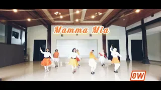 Mamma Mia line dance/choreo Carol Luo(TW)/beginner/demo by Smetamoris LDC