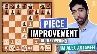 Don't memorize Moves - Getting good Pieces out of the Opening - Part 1 | Beginner | IM Alex Astaneh