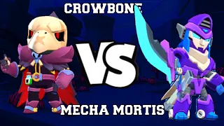 CrowBone VS Mecha Mortis | Challenge | 1v1 | Brawl Stars