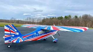 Having fun with the new E-flite RJG Decathlon