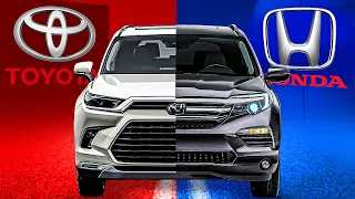 2023 Honda Pilot vs. 2024 Toyota Grand Highlander