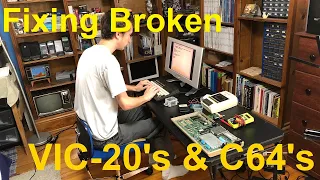 Diagnosing And Repairing A Bunch of Commodore's
