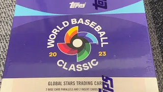 2023 Topps World Baseball Classic - Global Stars 2 ボックス開封